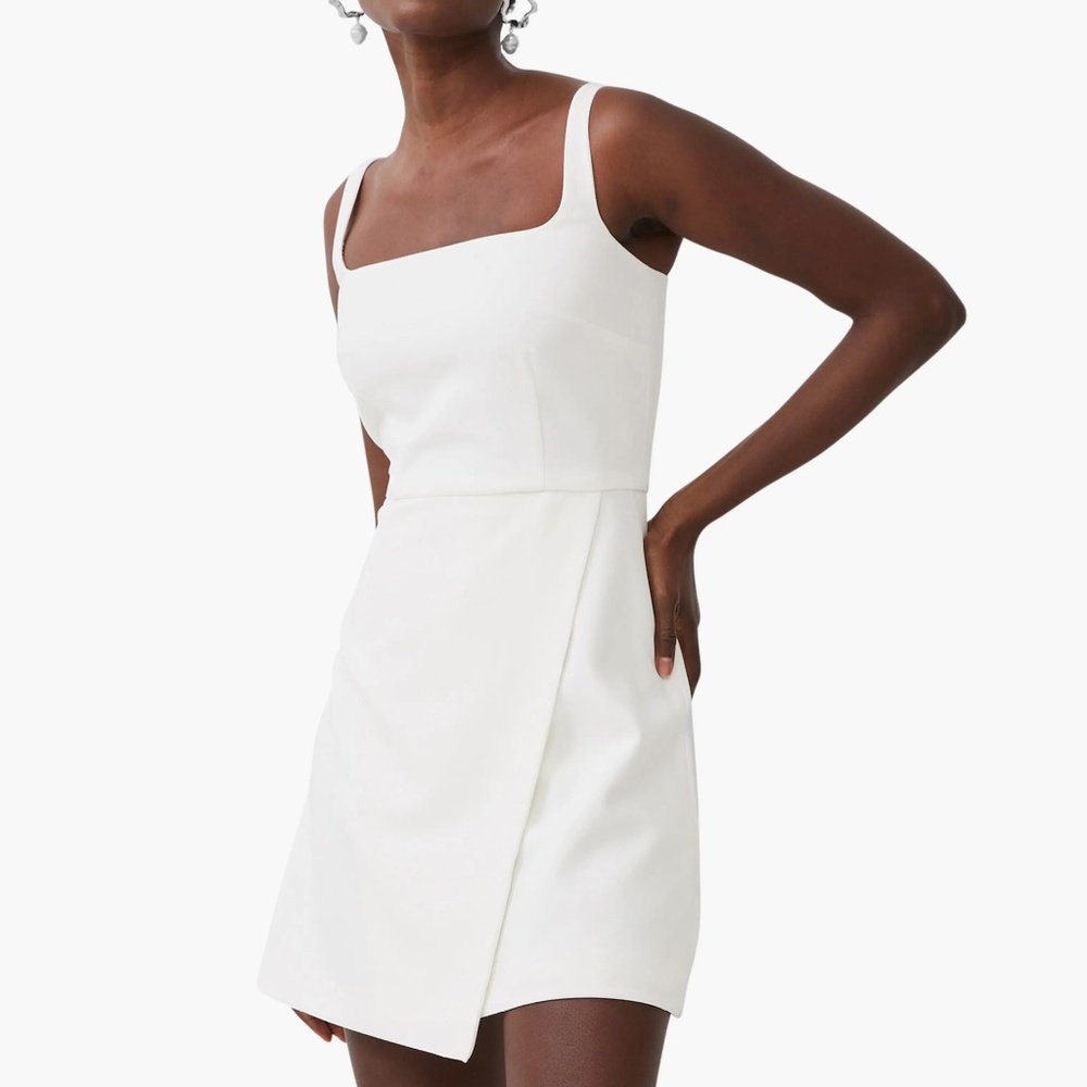 French Connection Envelope Faux Wrap Mini Dress